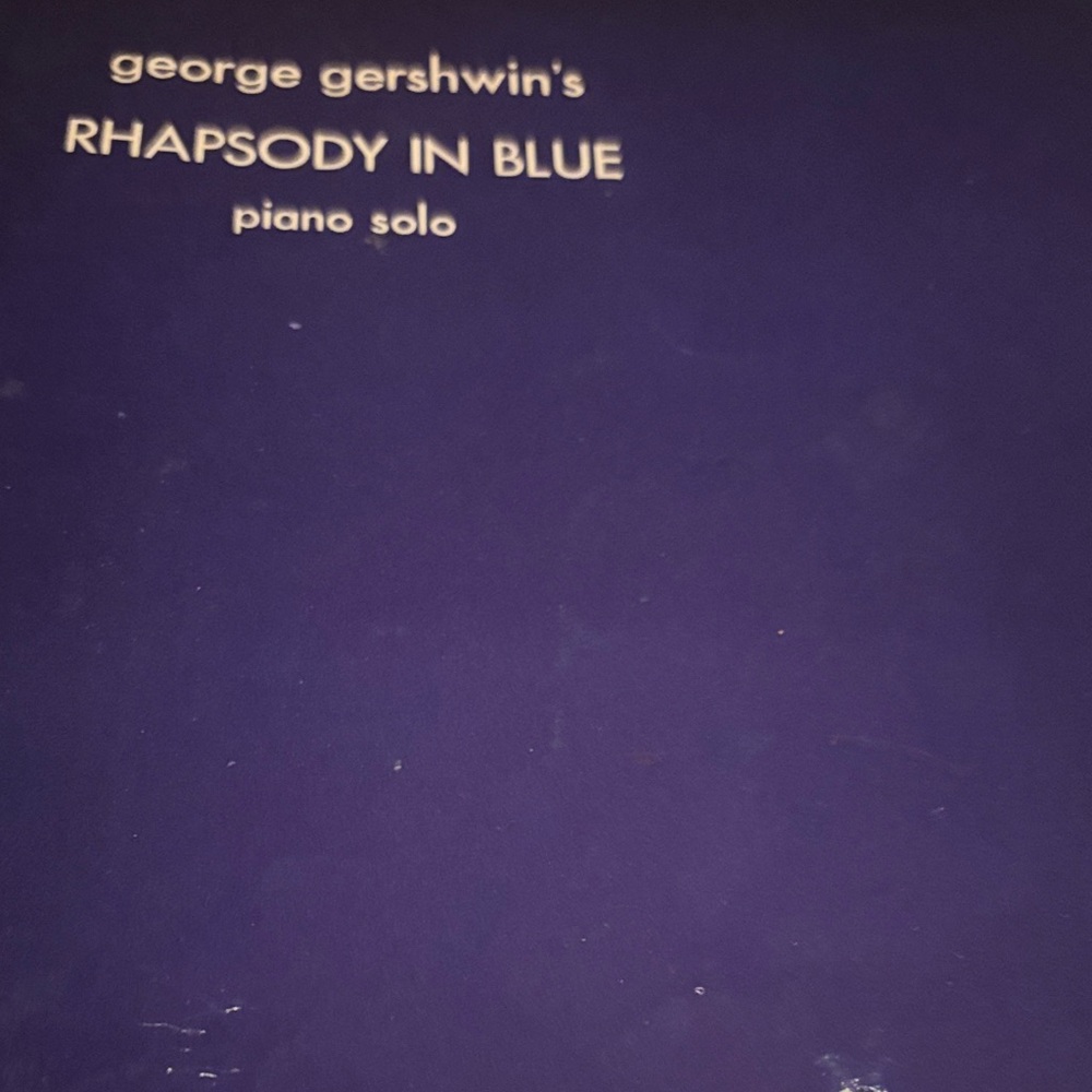 Rhapsody in Blue Piano Solo Sheet Music